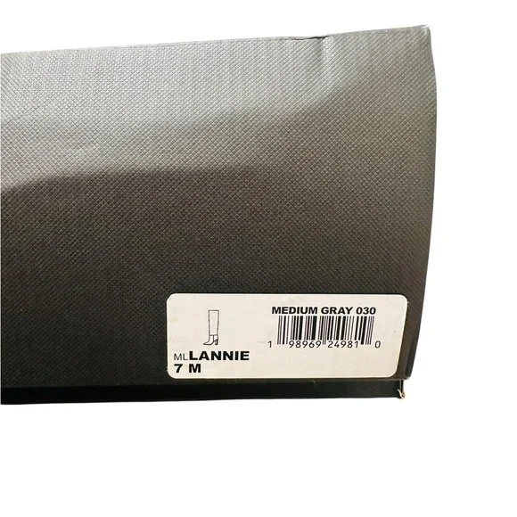 Marc Fisher LTD Gray Suede Tall Boots – Size 7M – Block Heel - Picture 5 of 15